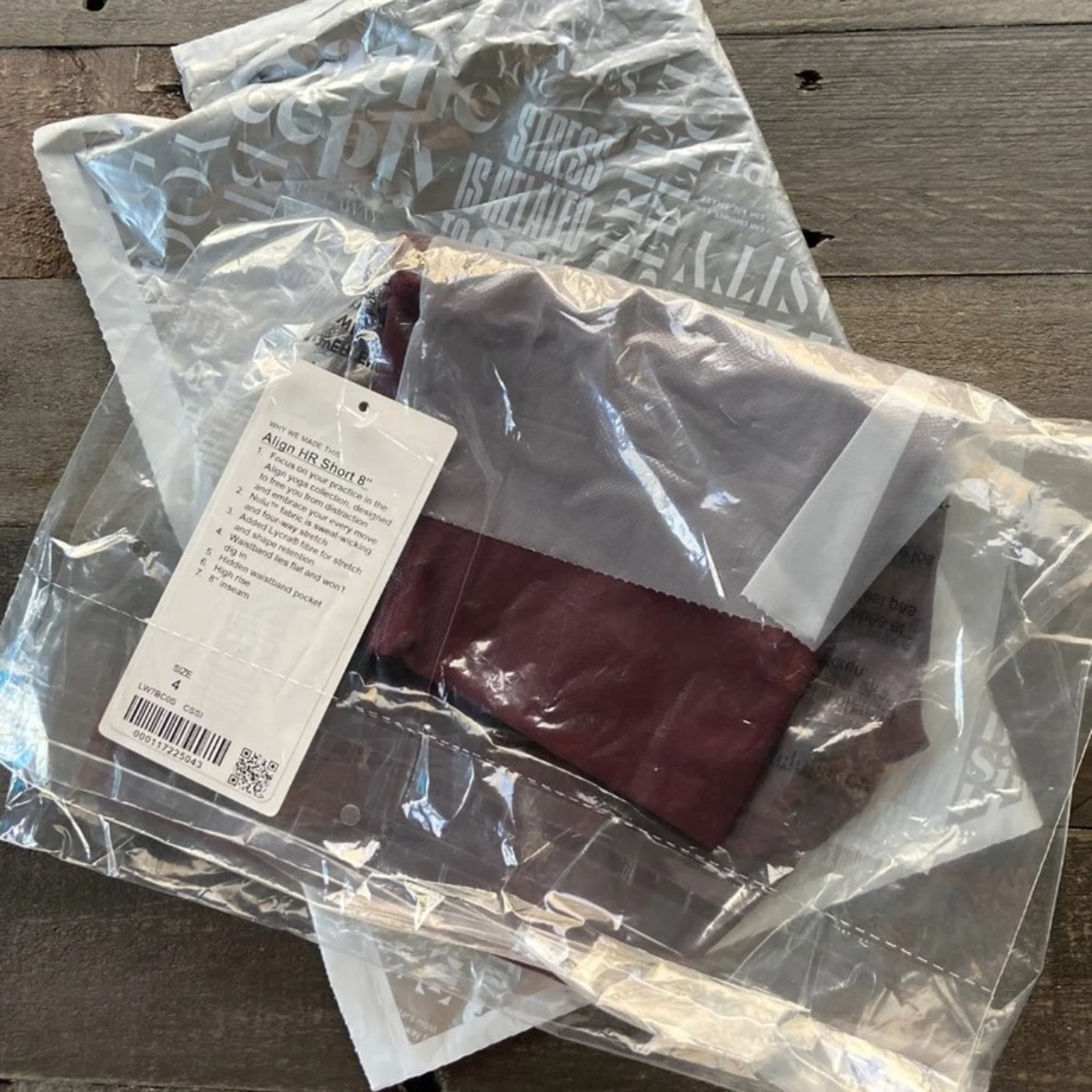 ** SOLD ** NWT Lululemon Align Shorts 4 - Picture 2 of 5